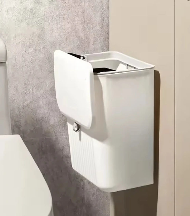Space-Saving Wall-Mounted Kitchen Bin – Smart, Easy-Clean Waste Solution for Busy Family Homes
