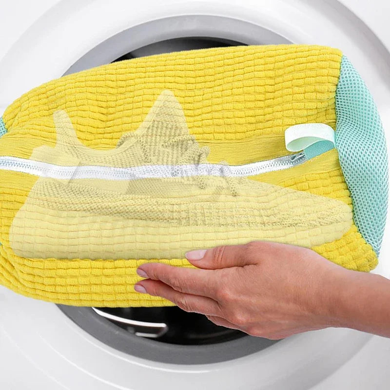 Laundry Shoe Washing Bag – Protective Mesh Wash Bag for Trainers, Kids’ Shoes & Family Laundry