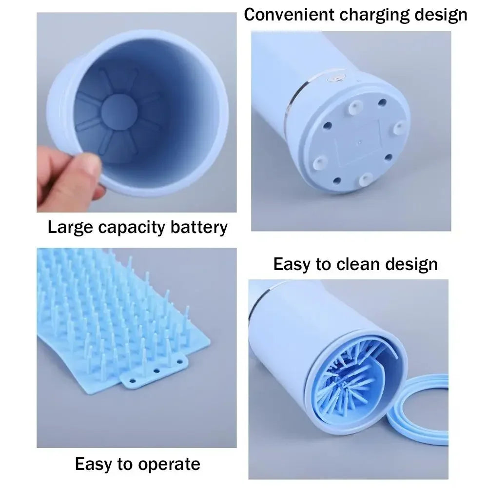 Electric Dog Paw Cleaner – Easy Paw Washing Cup for Muddy Walks & Busy Family Homes