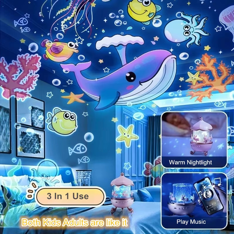 Children’s Night Light Projector – Fun Rotating Pictures for Cosy Bedtime Moment