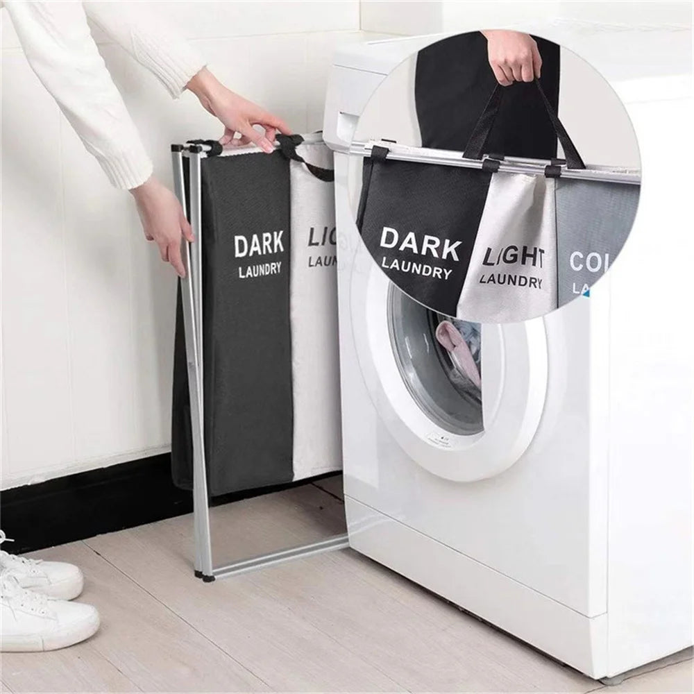 Foldable Laundry Basket – Large Family Laundry Hamper for Busy Homes, Bedrooms & Bathrooms