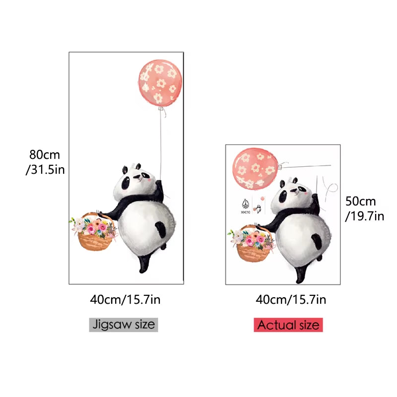 Adorable Animal Wall Decals – Cute Panda, Rabbit & Koala Decor for Children’s Bedrooms