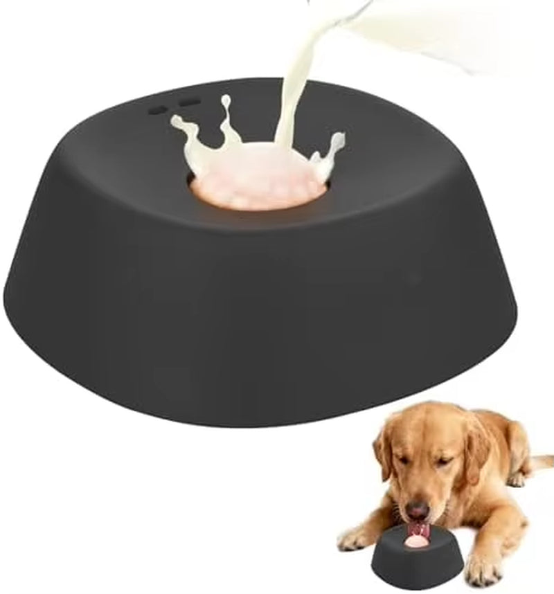 Slow Feeder Dog Bowl & Lick Mat – Anti-Gulping Enrichment Bowl for Treats