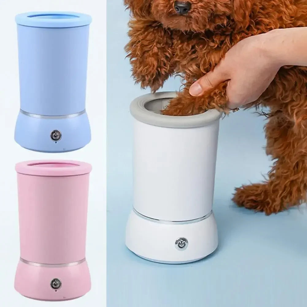 Electric Dog Paw Cleaner – Easy Paw Washing Cup for Muddy Walks & Busy Family Homes