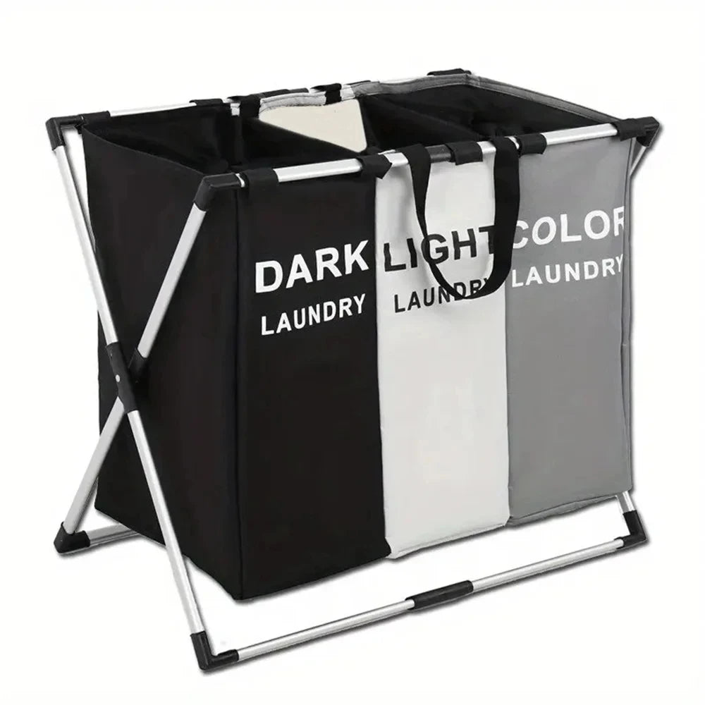 Foldable Laundry Basket – Large Family Laundry Hamper for Busy Homes, Bedrooms & Bathrooms