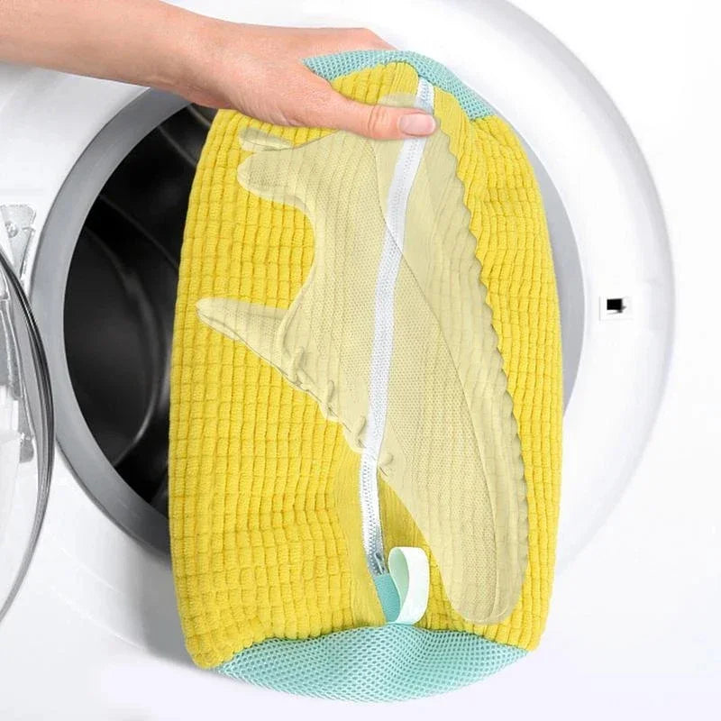 Laundry Shoe Washing Bag – Protective Mesh Wash Bag for Trainers, Kids’ Shoes & Family Laundry