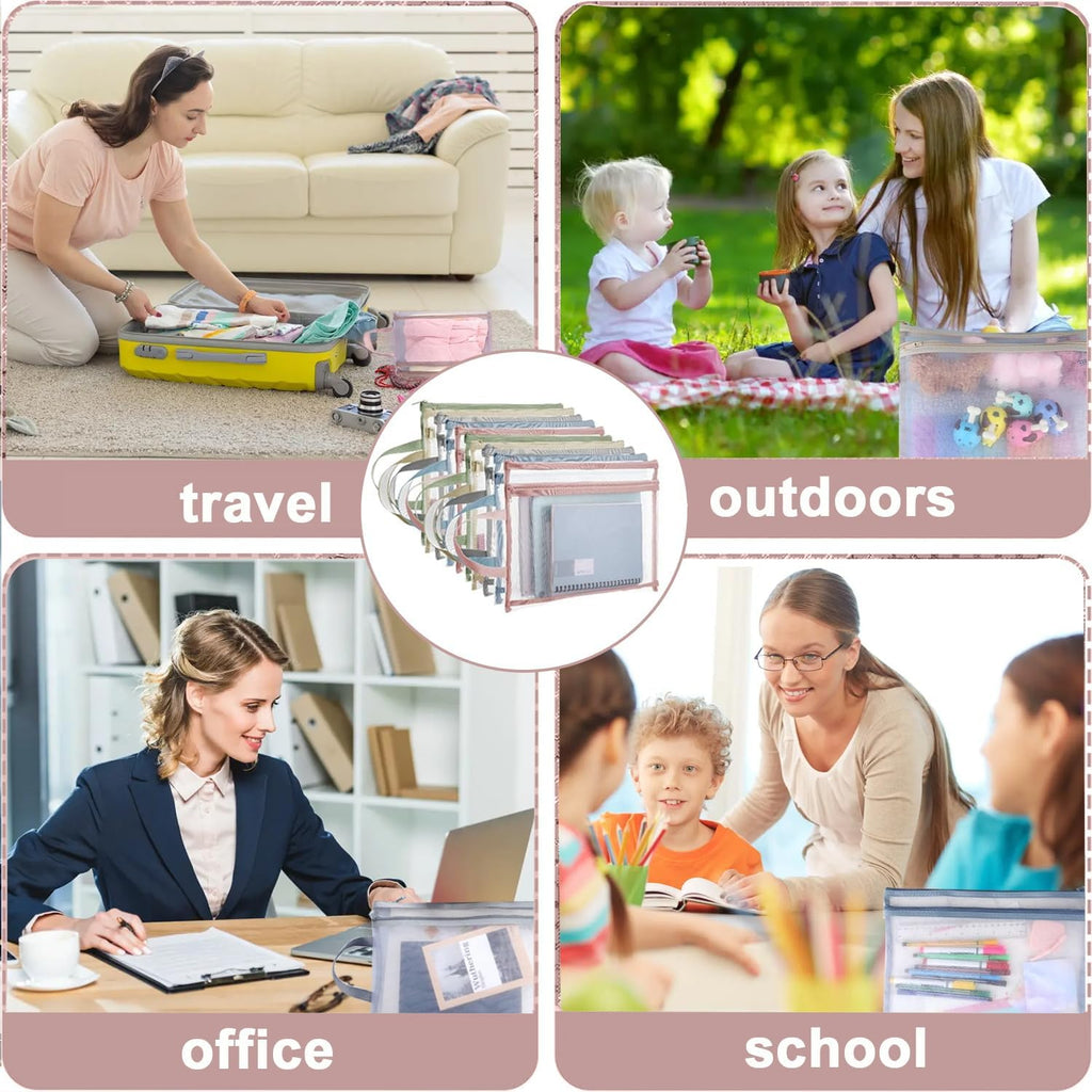 10-Pack Children's Toy Storage Bags – Reusable Mesh Organisers for Toys, Games & Family Essentials