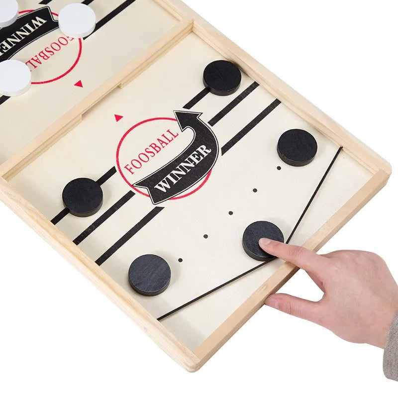 Fast-Paced Family Table Game – Interactive Sling Puck Board for Children & Parents