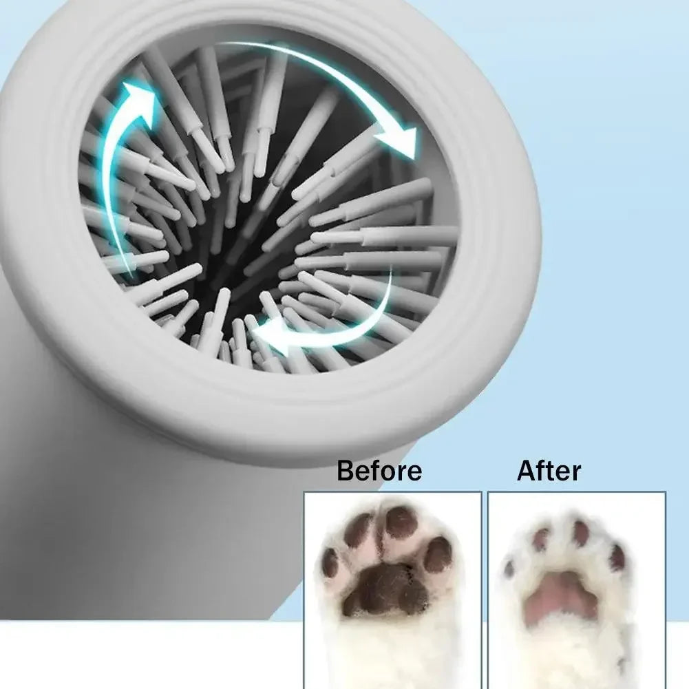 Electric Dog Paw Cleaner – Easy Paw Washing Cup for Muddy Walks & Busy Family Homes
