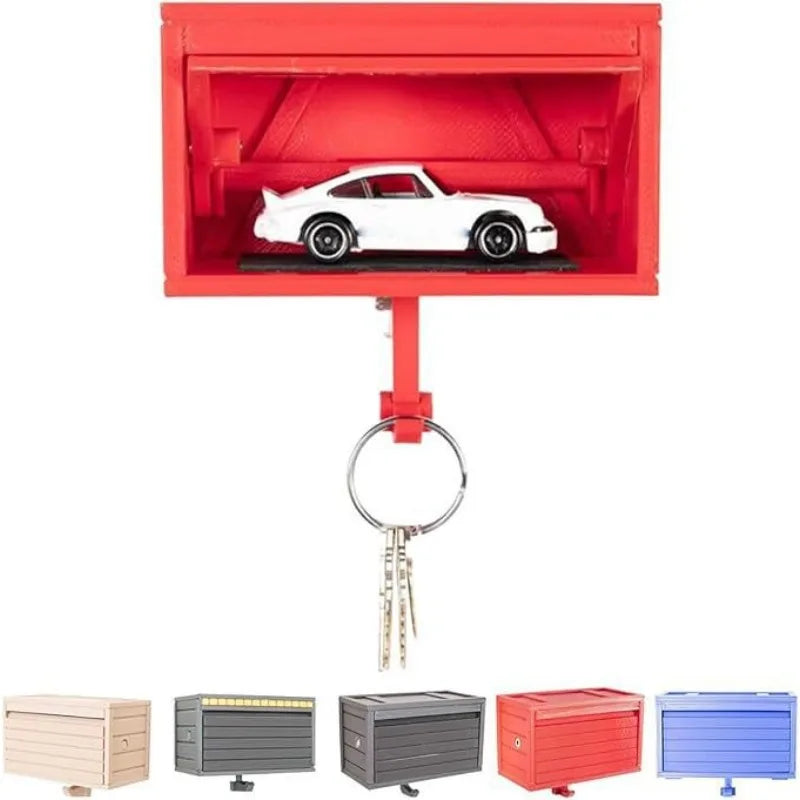 Fun 3D Car Key Holder for Busy Family Homes – Playful Garage-Style Wall-Mounted Key Organiser