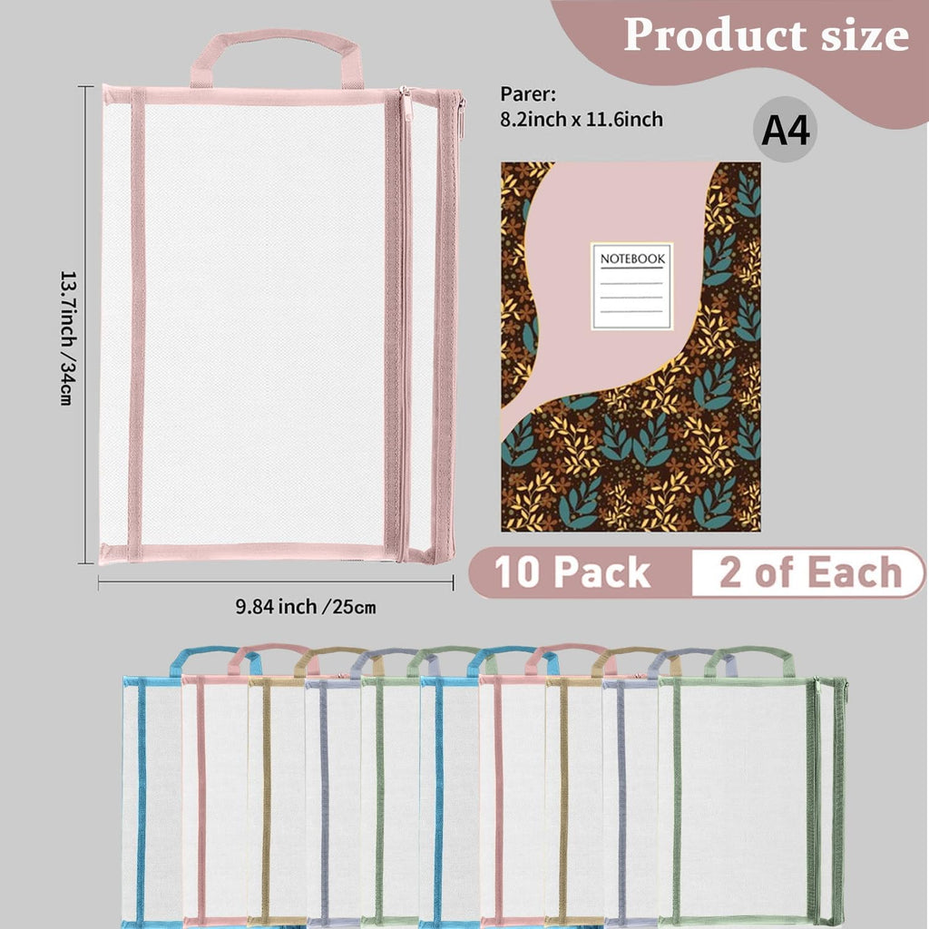 10-Pack Children's Toy Storage Bags – Reusable Mesh Organisers for Toys, Games & Family Essentials