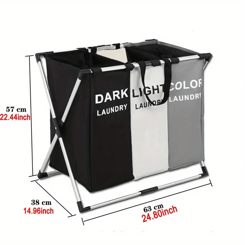 Foldable Laundry Basket – Large Family Laundry Hamper for Busy Homes, Bedrooms & Bathrooms