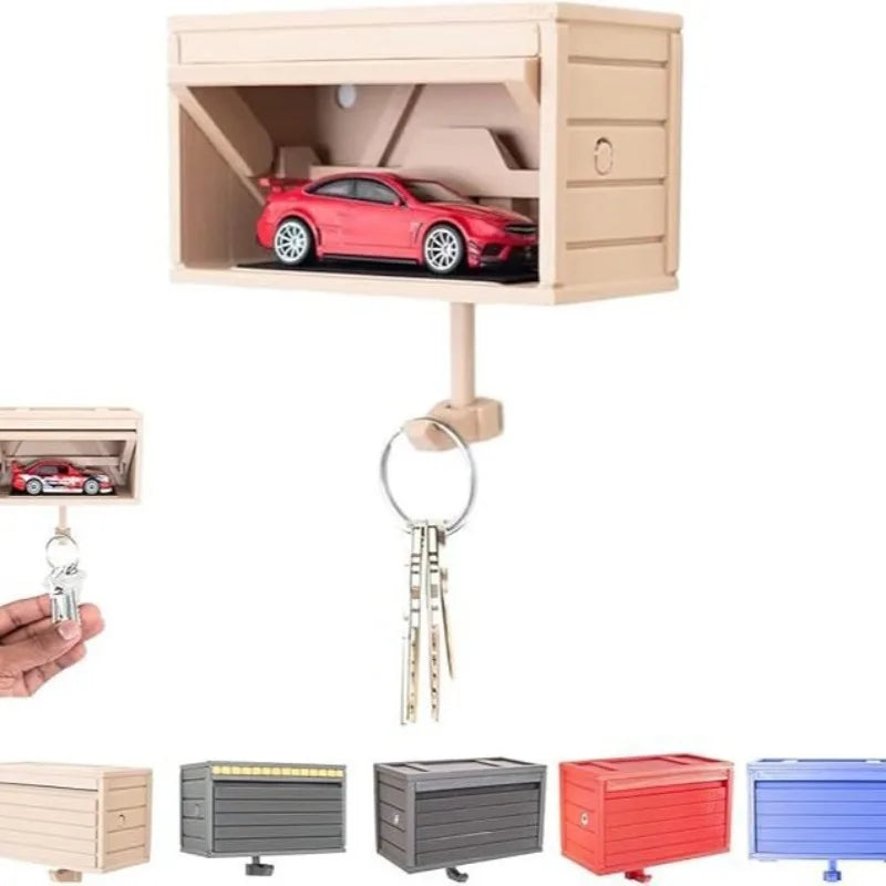 Fun 3D Car Key Holder for Busy Family Homes – Playful Garage-Style Wall-Mounted Key Organiser