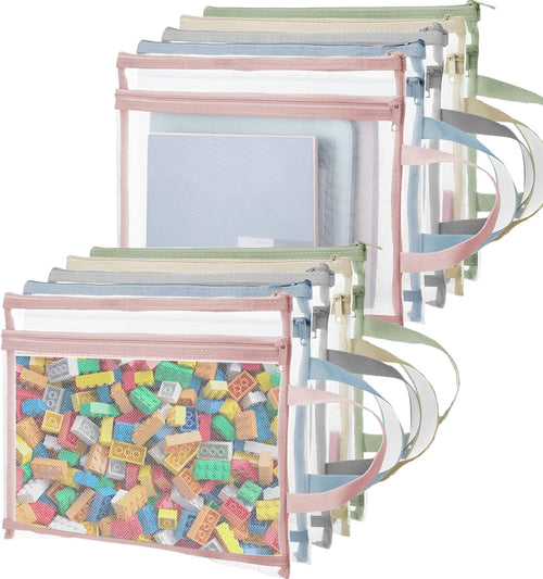 10-Pack Children's Toy Storage Bags – Reusable Mesh Organisers for Toys, Games & Family Essentials