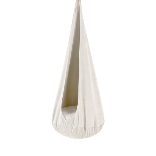 Cocoon Swing for Kids - Cotton Cloud White