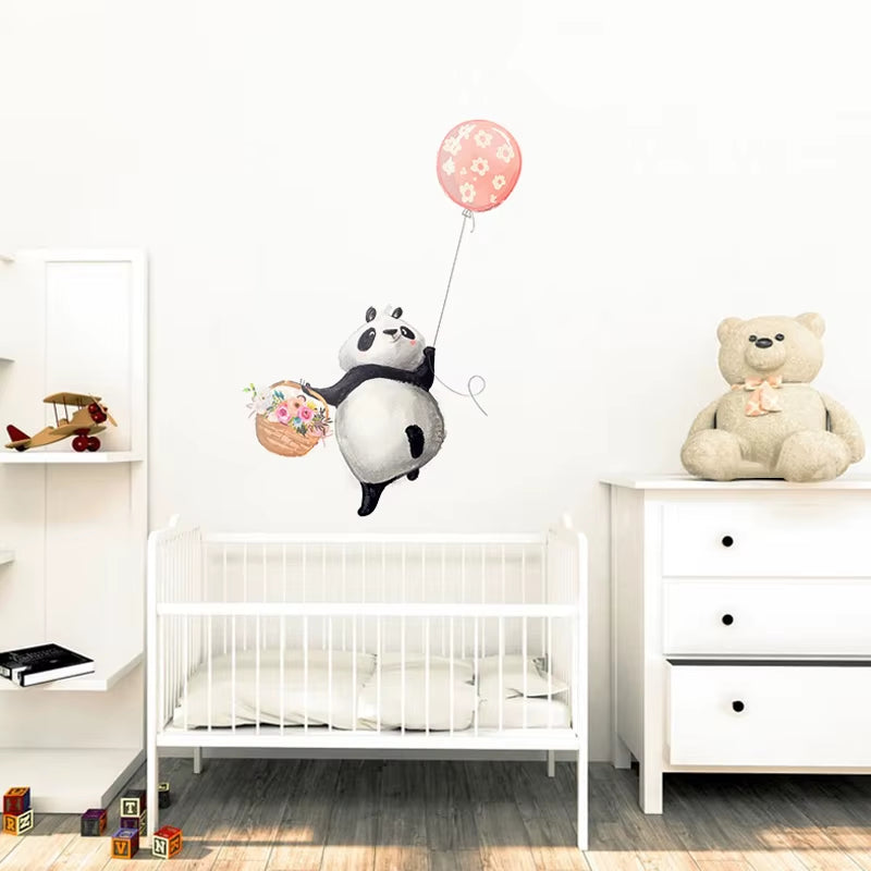 Adorable Animal Wall Decals – Cute Panda, Rabbit & Koala Decor for Children’s Bedrooms