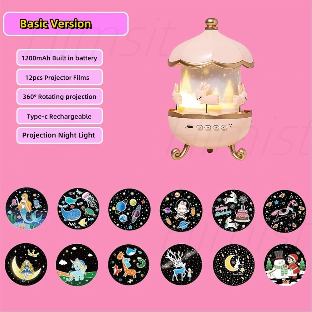 Children’s Night Light Projector – Fun Rotating Pictures for Cosy Bedtime Moment