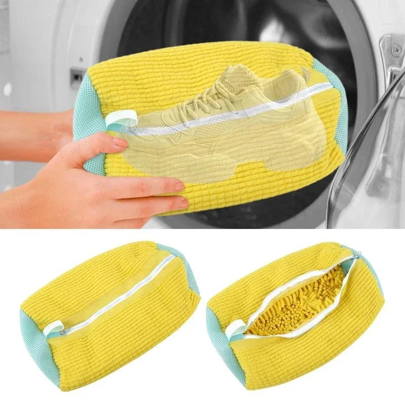Laundry Shoe Washing Bag – Protective Mesh Wash Bag for Trainers, Kids’ Shoes & Family Laundry