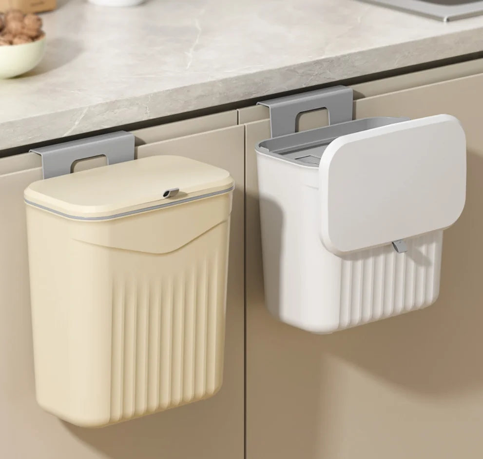 Space-Saving Wall-Mounted Kitchen Bin – Smart, Easy-Clean Waste Solution for Busy Family Homes