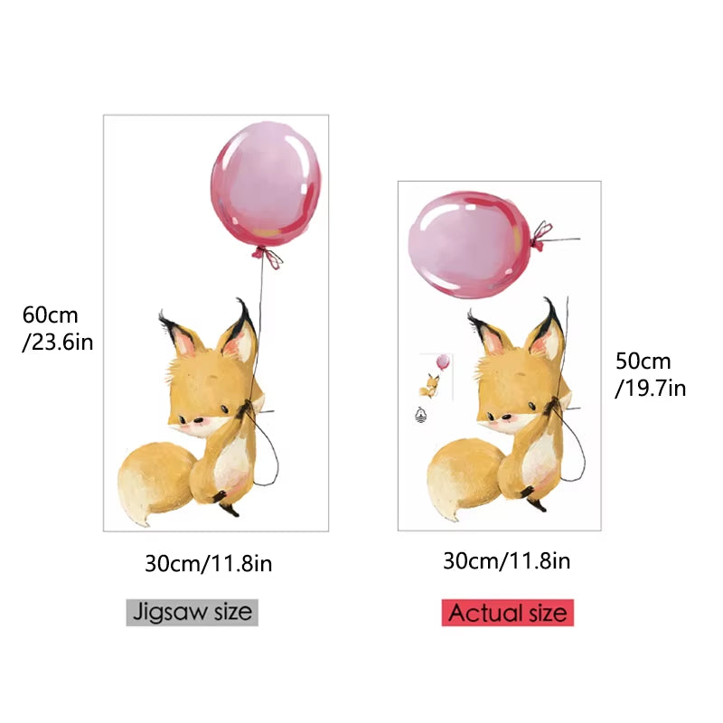Adorable Animal Wall Decals – Cute Panda, Rabbit & Koala Decor for Children’s Bedrooms