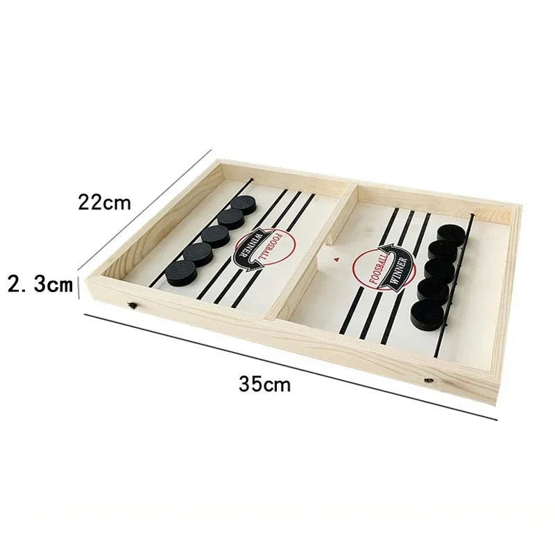 Fast-Paced Family Table Game – Interactive Sling Puck Board for Children & Parents