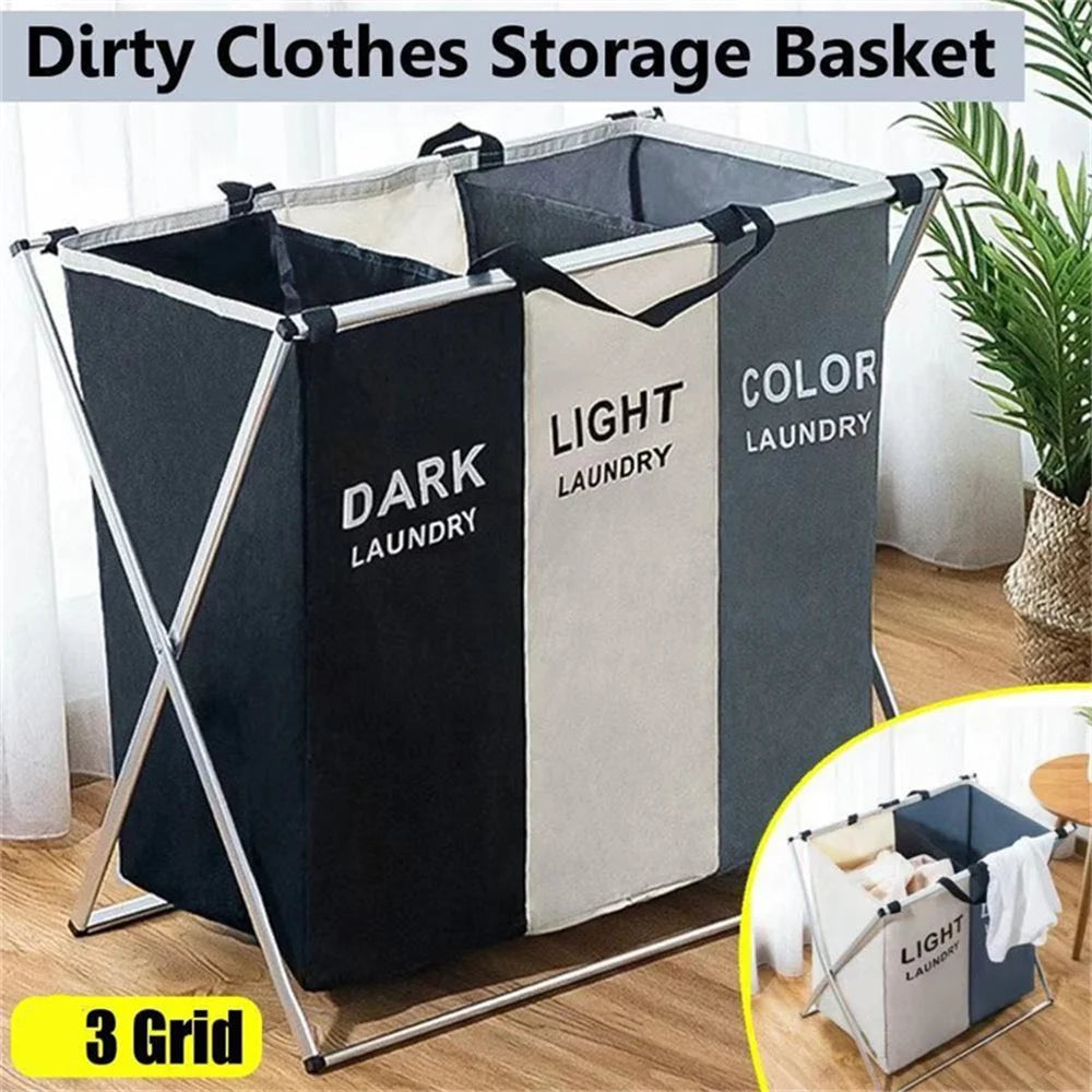Foldable Laundry Basket – Large Family Laundry Hamper for Busy Homes, Bedrooms & Bathrooms