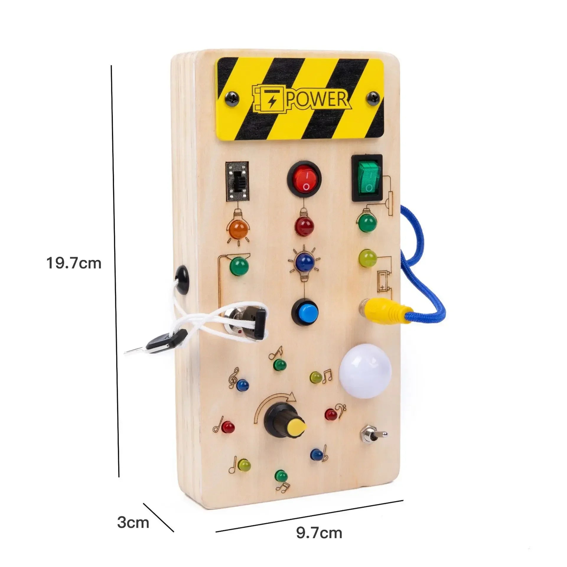 Busy Board for Toddlers – Interactive Wooden Sensory Activity Board for Curious Little Minds